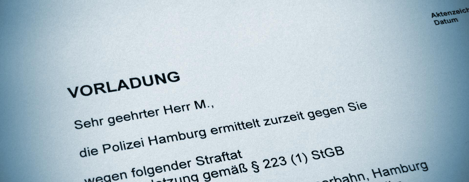 Ermittlungsverfahren | Wissenswertes über das Ermittlungsverfahren. Strafverteidiger in Hamburg